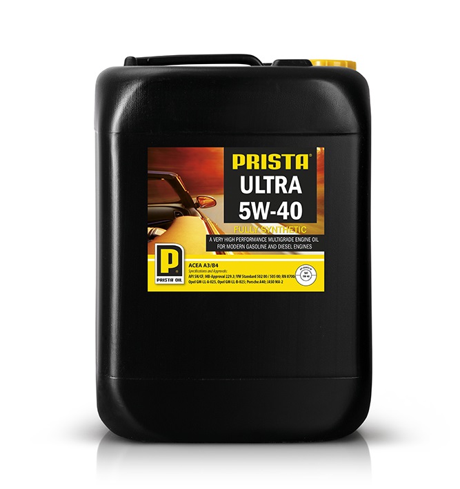 Моторное масло 5W40 синтетическое PRISTA Ultra 20 л (P060265)