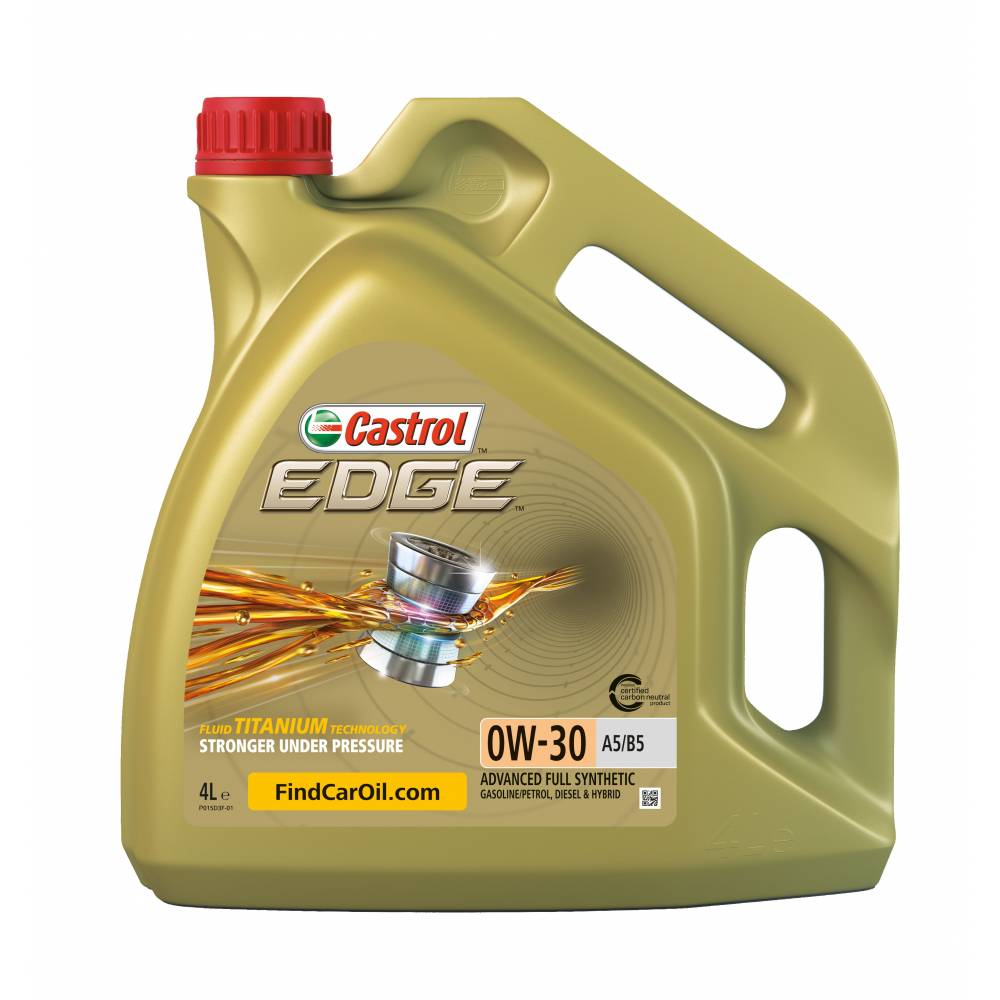 Моторное масло Castrol EDGE 0W-30 A5/B5 синтетическое 4л