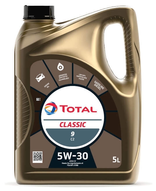 Моторное масло TOTAL CLASSIC 9 C2 5W30, 5л