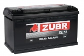 Аккумулятор ZUBR ULTRA (100 A/h), 940A R+