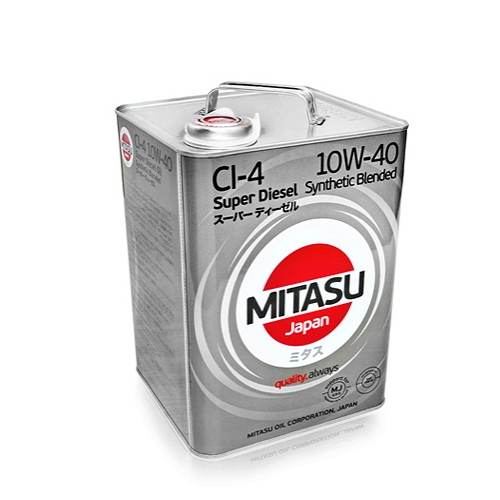 Масло моторное MITASU полусинтетическое ULTRA DIESEL 10W-40, 6л
