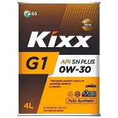 Моторное масло Kixx синтетика G1 SN Plus, 0W-30, 4л