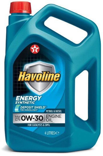 Моторное масло 0W30 синтетическое TEXACO Havoline Energy 4 л (803251MHE)