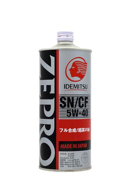 Моторное масло 5W40 синтетическое IDEMITSU Zepro Euro Spec SN/СF 1 л (1849054)