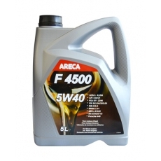 Моторное масло 5W40 синтетическое ARECA F4500 5 л (11452)