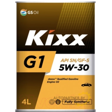Моторное масло Kixx G1 SN Plus 5W30 (4л)