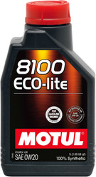 Моторное масло Motul 8100 Eco-lite 0W20 1 л