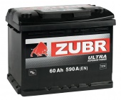Аккумулятор ZUBR ULTRA (60 A/h), 590A L+