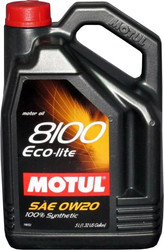 Моторное масло Motul 8100 Eco-lite 0W20 5 л