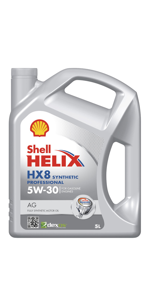 Моторное масло Shell Helix HX8 Professional AG 5W-30 5л