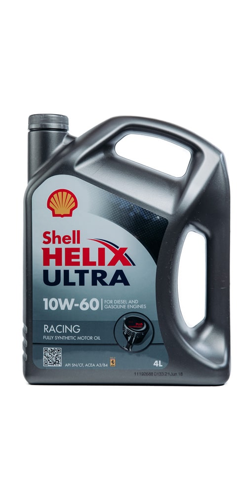 Моторное масло SHELL HELIX ULTRA Racing 10W-60 4л
