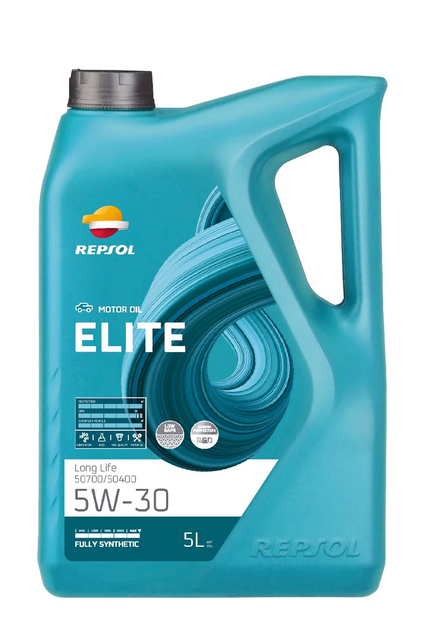 Cинтетическое смазочное масло Repsol Elite Long Life 50700/50400 5W30, 5л