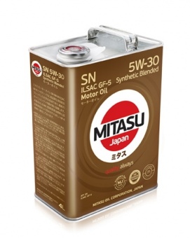 Масло моторное MITASU полусинтетическое Motor Oil 5W-30, 4л