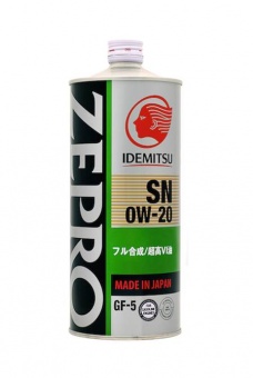 Моторное масло 0W20 синтетическое IDEMITSU Zepro Eco Medalist SN/GF-5 1 л (3583054)