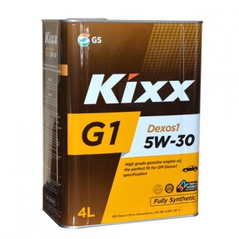 Моторное масло KIXX G1 Dexos1 5W30 4L