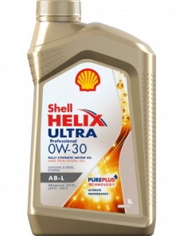 Моторное масло SHELL HELIX PROFESSIONAL AB-L 0W-30 1л