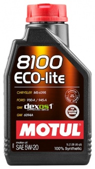 Моторное масло Motul 8100 ECO-LITE 5W-20 1 л