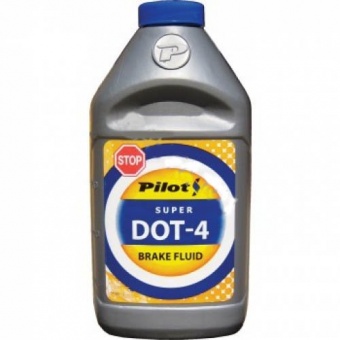 Тормозная жидкость PILOTS DOT-4, 910 гр