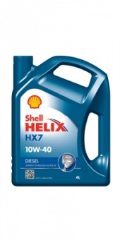 Моторное масло Shell Helix HX7 DIESEL 10W-40 4л
