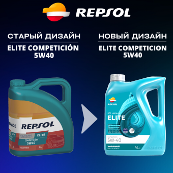 Синтетическое моторное масло Repsol Elite Competicion 5W40, 4 л
